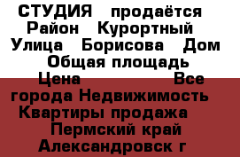 СТУДИЯ - продаётся › Район ­ Курортный › Улица ­ Борисова › Дом ­ 8 › Общая площадь ­ 19 › Цена ­ 1 900 000 - Все города Недвижимость » Квартиры продажа   . Пермский край,Александровск г.